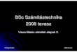 BSc Sz ámítástechnika 2008 tavaszknight.kit.bme.hu/SztechBScX2008/SztechBScCross_02.pdf · © Papp Eszter 2008 tavasz BSc Sz ámítástechnika 2008 tavasz Visual Basic elm életi