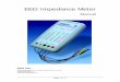Impedance Meter Manual - EEG Info · them two at a time nto an oldi-fashioned impedance meter. No more switching software programs and trying to find the icon on your PC for your