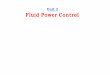 Unit 3 Fluid Power Control · 03/07/2018  · Control Valves-In fluid power, controlling elements are called valves. There are three types of valves: A. Directional control valves