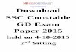Download SSC Constable GD Exam Paper 2015paperken.com/upload/paper/1539182609_paper.pdf ·  Download SSC Constable GD Exam Paper 2015 held on 4-10-2015 2nd Sitting