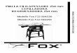 PIALLA FILO-SPESSORE 254 mm CEPILLADORA REGRUESADORA … · pialla filo-spessore 254 mm . cepilladora regruesadora 254 mm . modello fox f22-564/250 . modelo fox f22-564/250 . manuale