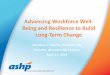 Advancing Workforce Well- Being and Resilience to Build Long … · 2019-04-10 · Advancing Workforce Well-Being and Resilience to Build Long-Term Change Christina Y. Martin, PharmD,