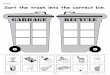 GARBAGE REcyclE Trash worksheets.pdf · Sort the trash into the correct bin. Jelly. Created Date: 3/31/2017 9:14:00 AM 