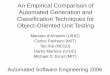 An Empirical Comparison of Automated Generation …mernst/pubs/testgen-ase...An Empirical Comparison of Automated Generation and Classification Techniques for Object-Oriented Unit