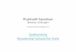 Prarodh (Sansthan( - Amazon Web Services · Prarodh (Sansthan(Bhadesar, Chi2orgarh(((AmitSharma/ aarohi.amit@gmail.com) (Aadharshila((Residen$al(School(for(Girls