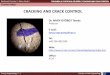 CRACKING AND CRACK CONTROL · Reinforced Concrete II. / Beton Armat II. Dr.ing. Nagy-György T. Faculty of Civil Engineering . CRACKING AND CRACK CONTROL