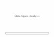 State Space Analysis - UTKweb.eecs.utk.edu/~mjr/ECE316/PresentationSlides/Chapter16.pdf · Laplace transform to get q(t)=φ(t)∗Bx(t) zero−state response +φ(t)q(0−) zero−input