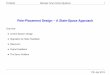 Pole-Placement Design – A State-Space Approach · TU Berlin Discrete-Time Control Systems 1 Pole-Placement Design – A State-Space Approach Overview Control-System Design Regulation