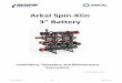 Arkal Spin-Klin 3” Battery3” Spin-Klin Battery 2016 Page 2 of 13 Arkal Spin-Klin 3” Battery – User Manual This Arkal 3” Spin Klin battery is an automatic self-cleaning filter