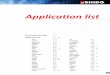 Application list · 2017-04-18 · 15 Application list Cross Reference Chart Application List ADLY p 17APRILIA ARCTIC CAT p 18BAROSSA BENELLI p 18BETA BIMOTA p 18 - 19BMW p 19BUELL