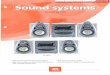 SG 2020, SG 3030 tecnici/JBL - Sound Systems Series (SG2020...SG 2020, SG 3030 SG 3030 JBL's first-ever range of compac musit c systems High Power output with state-of-th JBeL driver