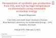 Perspectives of synthetic gas production from CO2 and H2O ... of... · Perspectives of synthetic gas production from CO 2 and H 2O by high-temperature co-electrolysis using renewable