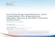 healthit.govhealthit.gov/sites/default/files/tools/contracting... · Web viewContracting Guidelines and Checklist for Electronic Health Record (EHR) Vendor Selection . Guidelines