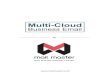 By - Mail Master · 2019-12-07 · 07 Multi-Cloud Business Email Vs. Own Hosting Own Server Zimbra Multi-Cloud Users Software MS Server Licence MS Exchange Licence Exchange Cal Premium