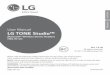 ENGLISH ESPAÑOL LG TONE Studio™ - Kogan.comHBS-W120 ENGLISH ESPAÑOL Please read the Important Safety Information for the proper use of this product. After reading, store this User