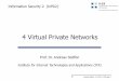 4 Virtual Private Networks - Securitysecurity.hsr.ch/lectures/Information_Security_2/Vorlesungsunterlagen/04-VPN.pdfSame auxiliary information as with PPP (virtual IP, DNS/WINS servers)