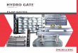 FLAP GATES...all pivot points to be in double shear for added strength and also provides for minimum lateral movement of the flap during gate operation. With the double-nut arrangement