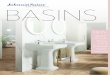 BASINS - Johnson Suisse · ·Attractive rectangularstyle vitreous china basin ·Designed for semi recessed installation ·Standard overflow ·1 tap hole ·32mm waste outlet ·Basin