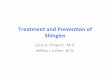 Treatment and Prevenon of Shingles - Demystifying Medicine · 2016-02-24 · • Herpes zoster vaccine is eﬀec