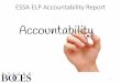 ESSA ELP Accountability Report - Nassau BOCES Presentation...• The English Language Proficiency (ELP) Accountability Report allows districts and schools to view data they reported