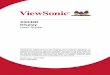 ViewSonic XG240R User Guide (English)Thank you for choosing ViewSonic As a world leading provider of visual solutions, ViewSonic is dedicated to exceeding the world’s expectations