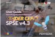 User Guide SPSE 4.3 e-Tender Cepat untuk Penyedia Guide SPSE 4.3... · Informasi Kinerja Penyedia Barang/Jasa (SIKaP) yang tidak memerlukan penilaian kualifikasi, evaluasi penawaran