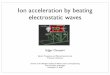 Ion acceleration by beating electrostatic wavesmipse.umich.edu/files/Choueiri_presentation.pdfIon acceleration by beating electrostatic waves Edgar Choueiri Electric Propulsion and