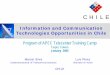 Information and Communication Technologies Opportunities ...kambing.ui.ac.id/.../document/26_R_9_Chile-Taiwan_Vf_MSG_v2.pdf · Information and Communication Technologies Opportunities