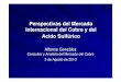 Perspectivas del Mercado Internacional del Cobre y …...ácido sulfúrico en Chile y Perú Conclusiones Mercado del Cobre Refinado Proyecciones de crecimiento de la producción industrial