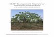 DRAFT Management Program for Terminalia ferdinandiana · natural compounds of commercial interest with food preservative, pharmaceutical and nutraceutical applications. This has prompted