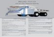 БЕЛАЗ-75710 ENGLISH · Propultion effort on wheels, kg x Dump truck weight, kg x 1000 Total resistance (grade + rolling), % Speed, km/h Truck weight Max weight OJSC "BELAZ" —