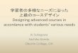 Designing advanced courses in - WordPress.com · JLPT Prep 日本語能力 試験対策 Advanced Reading and Writing in Japanese I Japanese Pedagogy ... –N3-N1 レベル分け 
