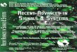RECENT ADVANCES IN SIGNALS - WSEAS · RECENT ADVANCES IN SIGNALS AND SYSTEMS Proceedings of the 9th WSEAS International Conference on SIGNAL, SPEECH AND IMAGE PROCESSING (SSIP '09)