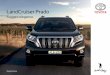 Rugged elegance./media/toyota/vehicles/...Prado provides you with two great engine options. Both offering all the muscle and finesse you’ll ever need to complete your personal mission