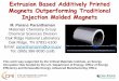 Extrusion Based Additively Printed Magnets Outperforming ... · Tel. (865) 386-9030 (cell) Extrusion Based Additively Printed Magnets Outperforming Traditional Injection Molded Magnets