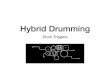 Hybrid Drumming - adiyoss.github.io · Why Using Triggers? • Recording drums has changed so dramatically that many of the albums you know were produced in small studios. Many of