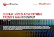 DIGITAL VIDEO ADVERTISING TRENDS 2019 …...DIGITAL VIDEO ADVERTISING TRENDS 2019 ROUNDUP Presented by Ad spending in digital video will grow 20.8% to $36.01 billion this year in the