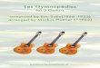 Les Gymnopédies - mueller-schade.com...orschau eview 2 • 6000MP Les Trois Gymnopédies, arranged for three guitars These 3 pieces by French composer Eric Satie (1866 - 1925) are