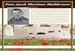 Peter Jacob Martinus Modderman - Cardston Historical Society Peter Jacob Martinus...Peter Jacob Martinus Modderman Over 117,000 soldiers from World Wars I and II, the Korean War, Bosnia,