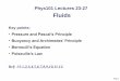 Fluids - SFU.ca - Simon Fraser mxchen/phys1011002/ ¢  2010-08-20¢  13-10 Applications of