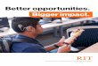 Better opportunities. Bigger impact. · leadership experience, global awareness, and marketable skills that set you apart in your career or graduate study. With RIT’s cooperative