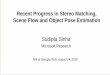 Edit this text to create a Heading Recent Progress in …...Sudipta Sinha Microsoft Research Talk at Georgia Tech, August 24, 2018 Edit this text to create a Heading This subtitle