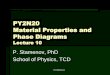 PY2N20 Material Properties and Phase Diagrams...PY2N20 Material Properties and Phase Diagrams Lecture 10 P. Stamenov, PhD School of Physics, TCD Modern CMOS pair structure Photolithographic
