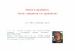 Horn’s problem, from classical to quantumzuber/LPTHE-2017.pdfHorn’s problem, from classical to quantum LPTHE, 5 October 2017 J.-B. Z., \Horn’s problem and Harish-Chandra integrals