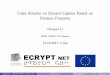 Cube Attacks on Stream Ciphers Based on Division PropertyCube Attacks on Stream Ciphers Based on Division Property Chaoyun Li ESAT-COSIC, KU Leuven 12-10-2017, Crete Chaoyun Li (ESAT-COSIC,