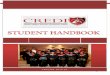 CREDI’s STUDENT HANDBOOK 2016credi.edu.tt/sites/default/files/CREDI Student Handbook 7.10.16 FINAL.pdf · CREDI’s STUDENT HANDBOOK 2016 CREDI’s VIsION, MIssION & AsPIRATION
