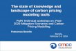 The state of knowledge and landscape of carbon ... - the PMR Copia.pdflandscape of carbon pricing modeling tools PMR Technical workshop on: Post-2020 Mitigation Scenarios and Carbon