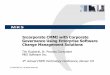 Incorporate CMMI with Corporate Governance Using ... · 1. Lack of an enterprise-wide, executive-driven internal control management program 2. Lack of a formal enterprise risk management