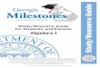 Georgia Milestones - Clayton County Public Schools...guide. Georgia Department of Education . Education 