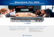 ShareLink Pro 1000 - Brochure - Extroncontent transmitted between devices and the ShareLink Pro 1000 is fully encrypted and secure. PoE+ compatible Product is powered directly by a